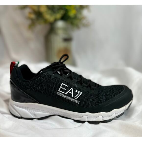 Emporio Armani Ea7 Crusher Distance Trainers Sneakers Mens Black 8 main image 11